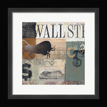 Framed Bull Run Print