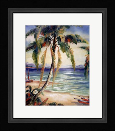 Framed Tropical Breeze II Print