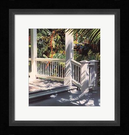 Framed Small Glittering Porch Print