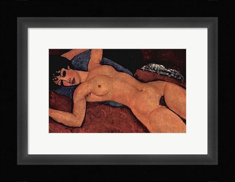 Framed Nude Print