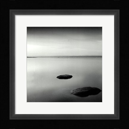 Framed Night on Ottawa River Print