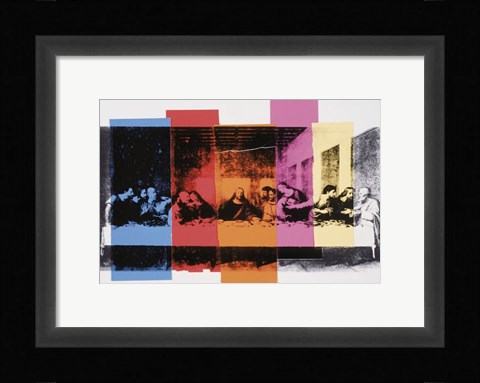 Framed Detail of The Last Supper, 1986 Print