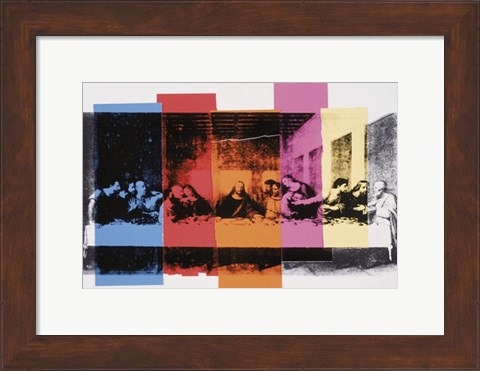 Framed Detail of The Last Supper, 1986 Print