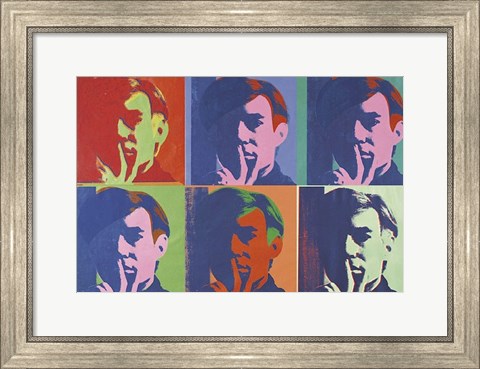 Framed Set of Six Self-Portraits, 1967 Print
