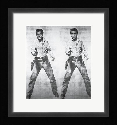Framed Elvis 2 Times, 1963 Print