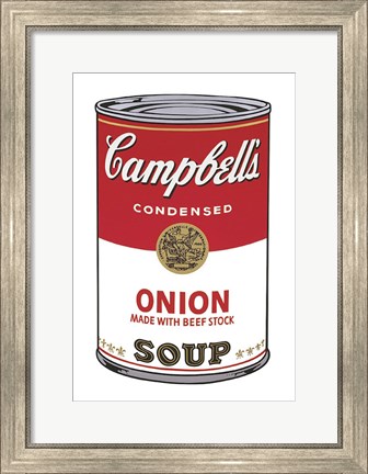 Framed Campbell&#39;s Soup I:  Onion, 1968 Print