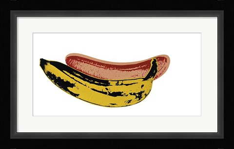 Framed Banana, 1966 Print