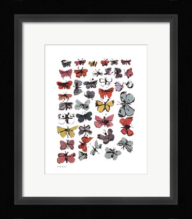 Framed Butterflies, 1955  (many/varied colors) Print