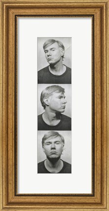 Framed Self-Portrait, c. 1964 (photobooth pictures) Print