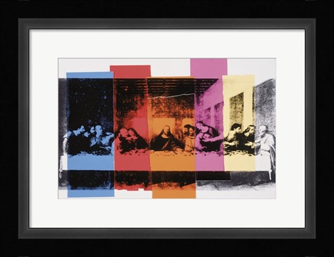 Framed Detail of The Last Supper, 1986 Print