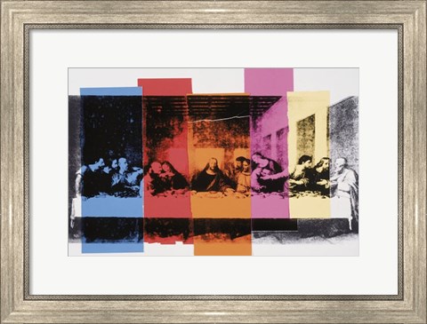 Framed Detail of The Last Supper, 1986 Print