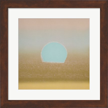 Framed Sunset, 1972 40/40 (gold, blue) Print