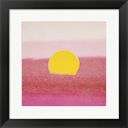 Framed Sunset, 1972 40/40  (pink) Print