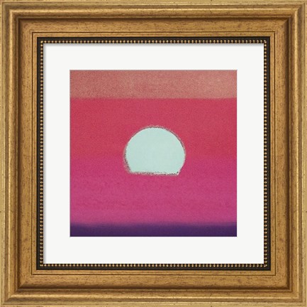 Framed Sunset, 1972 40/40  (fuchsia) Print