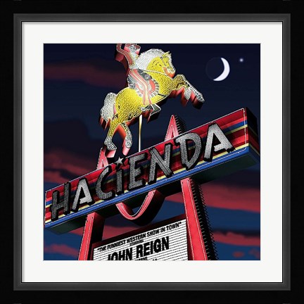 Framed Hacienda Print