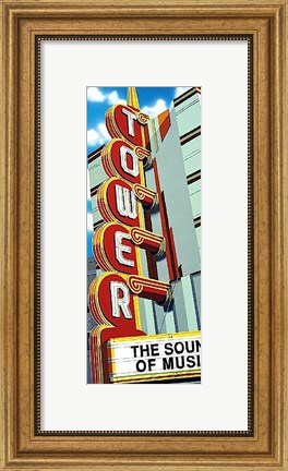Framed Tower Theater Print
