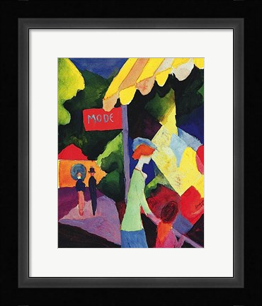 Framed Fashion Store Window Print