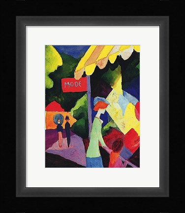 Framed Fashion Store Window Print