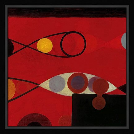 Framed 1957 #4 Print