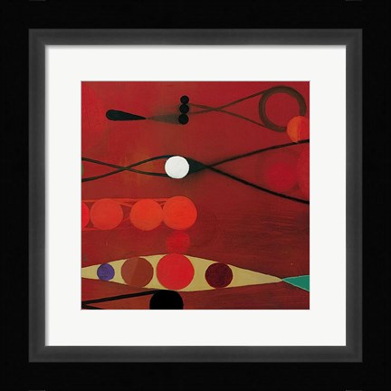 Framed Red Seed #34 Print