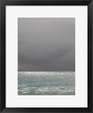 Framed Bleu 6 Print
