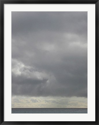 Framed Bleu 10 Print