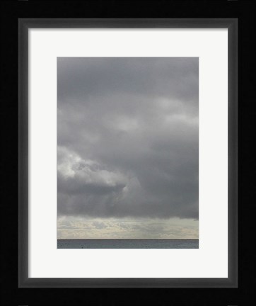 Framed Bleu 10 Print