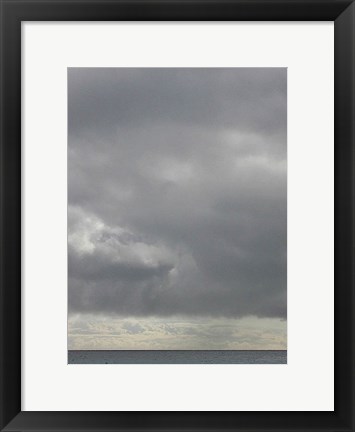 Framed Bleu 10 Print