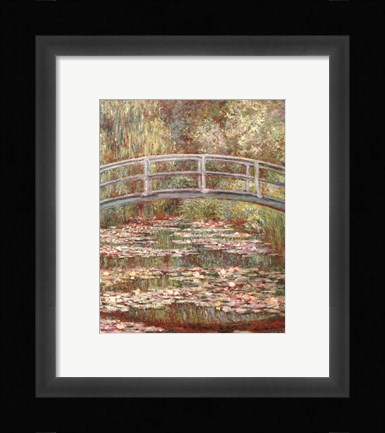 Framed Water Lily Pond, 1899 Print