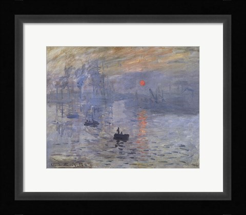 Framed Impression, Sunrise Print