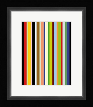 Framed Candy Stripe Print
