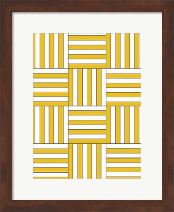 Framed Checkerboard Key Print