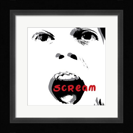 Framed Scream Print