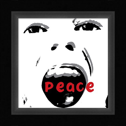 Framed Peace Print