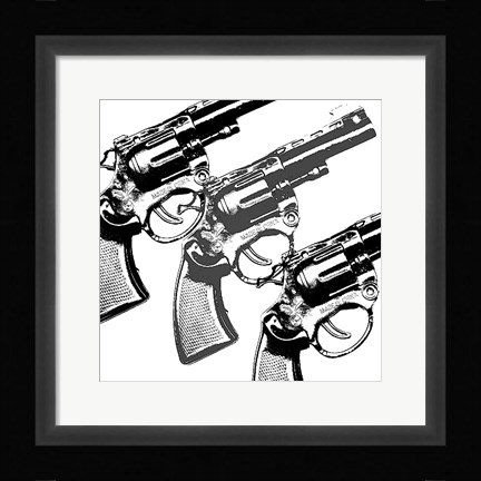 Framed Bang, bang Print
