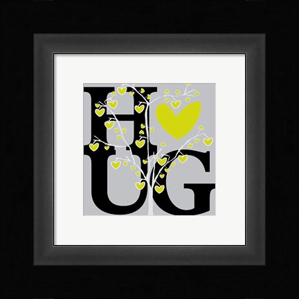 Framed Hug (Spring) Print