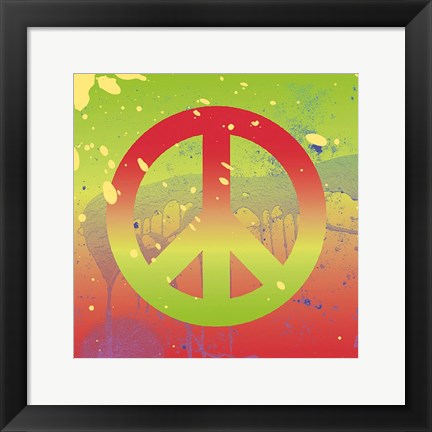 Framed Outtasight Peace Print