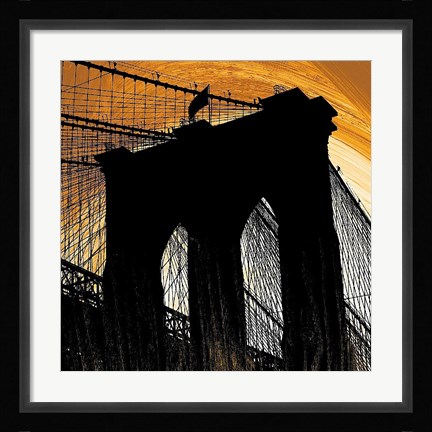 Framed Brooklyn Glow Print
