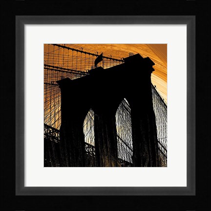Framed Brooklyn Glow Print
