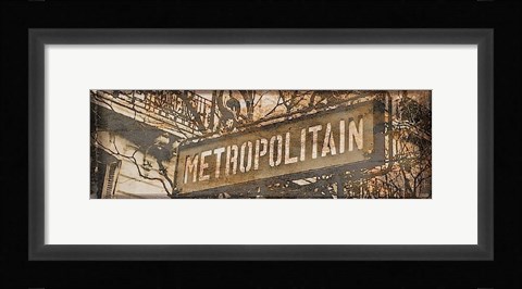 Framed Metropolitan Print