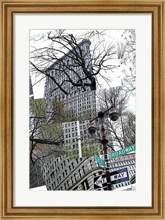 Framed Flatiron Collage Print