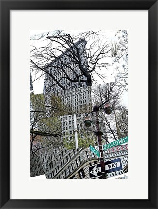 Framed Flatiron Collage Print