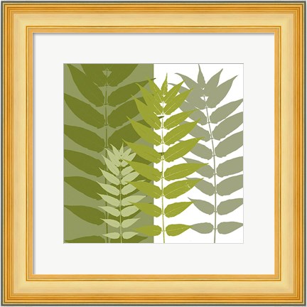 Framed Garden Greens Print