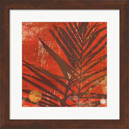 Framed Exotic Palm Print