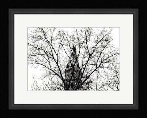 Framed City Hall (branches) Print
