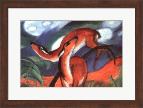 Framed Red Deer II Print