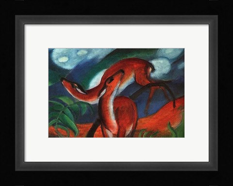 Framed Red Deer II Print