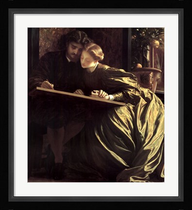 Framed Painter's Honeymoon, about 1864 Print