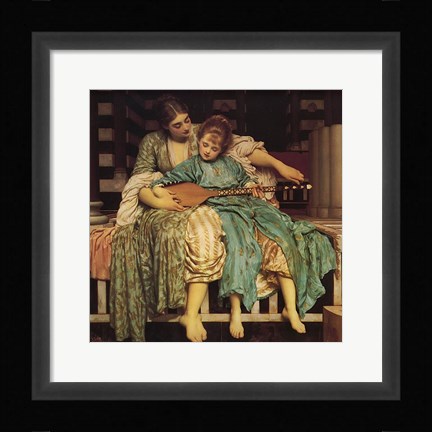 Framed Music Lesson Print