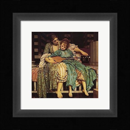 Framed Music Lesson Print